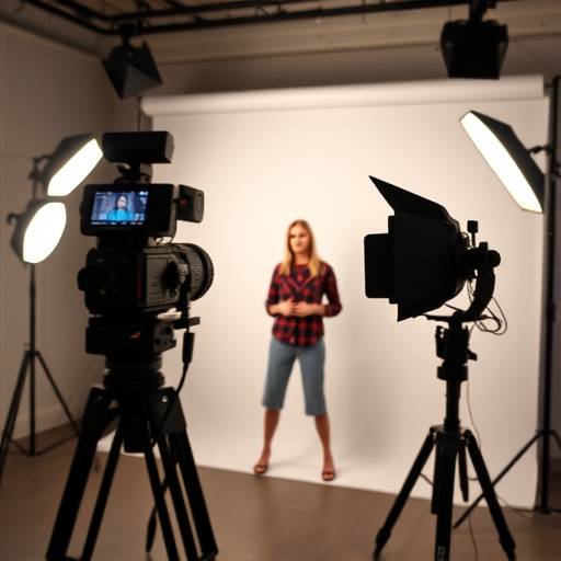 Billede af en kundecase videooptagelse i studiet.