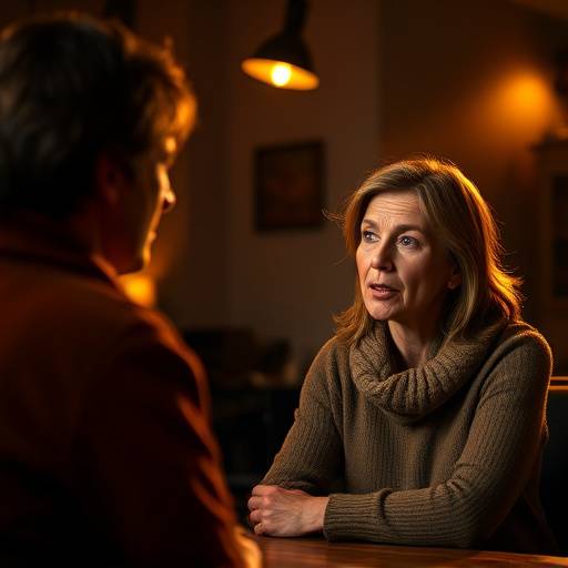 Skærmbillede fra en interviewserie med en kendt forfatter.